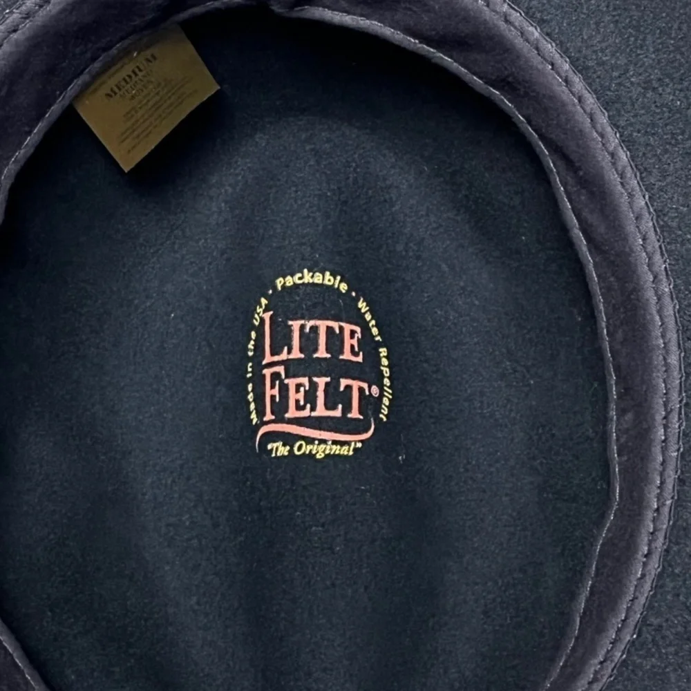 THE FLAMEKEEPERS HAT CLUB Torch MB Black Fedora Wool Felt HARLEM NEW YORK Size M